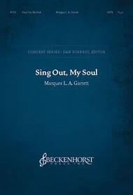 Sing Out, My Soul! SATB choral sheet music cover Thumbnail